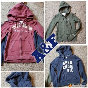3 Abercrombie hoodies